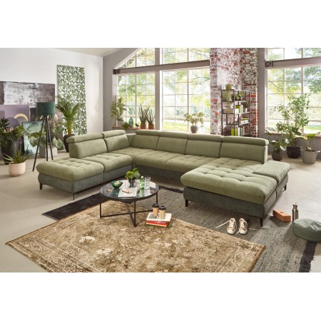 Plánovací sedací souprava do U s funkcemi Carolina , Sedačky- 4