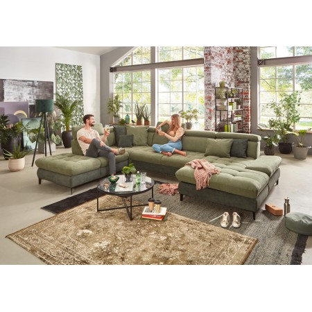 Plánovací sedací souprava do U s funkcemi Carolina , Sedačky- 5