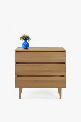 Vysoká šuplíková komoda no nožičkách , Komody- 1 2