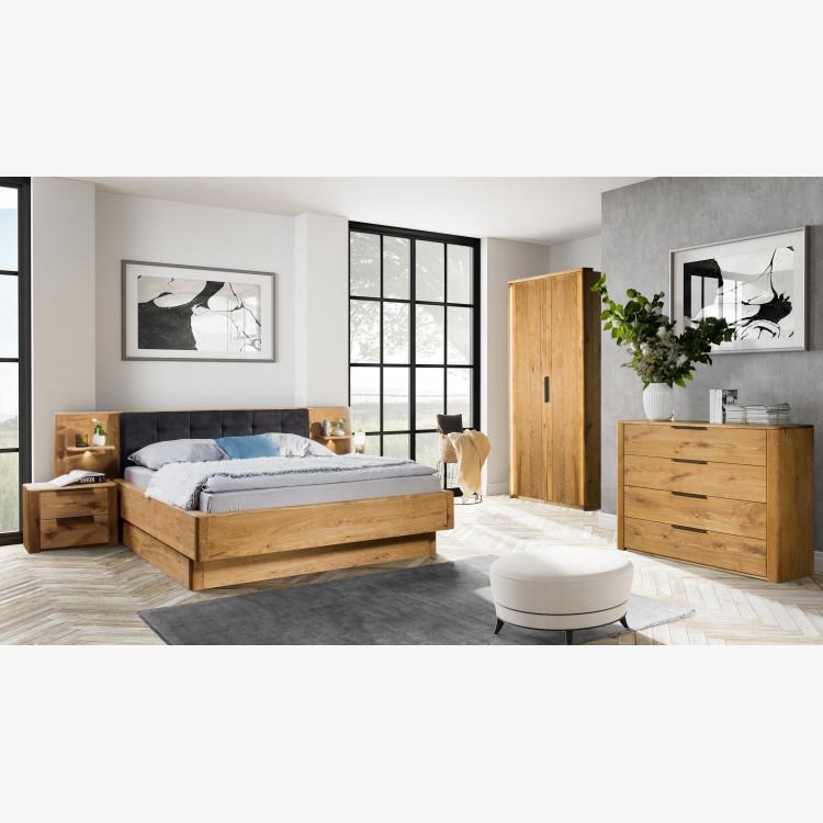 Dubová komoda do ložnice, Texas 49 , Komody- 5