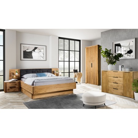 Dubová komoda do ložnice, Texas 49 , Komody- 7