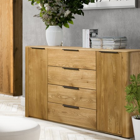 Dubová komoda do ložnice, Texas 49 , Komody- 2