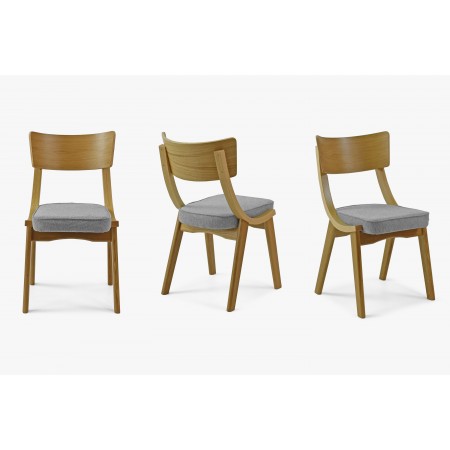 Jídelní židle dub s mátovým čalouněním , Jídelní židle- 11