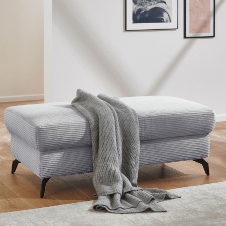 copy of Rohová sedačka s manšestrovou látkou Boler šedohnědá, levá , Křesla ke sedačkám - ušáky- 1