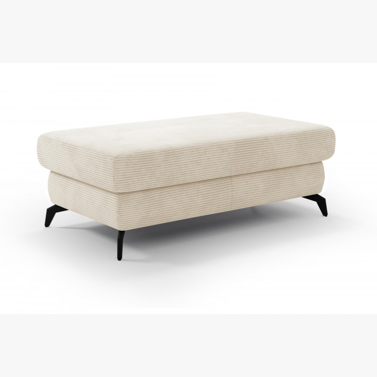 copy of Rohová sedačka s manšestrovou látkou Boler šedohnědá, levá , Křesla ke sedačkám - ušáky- 6