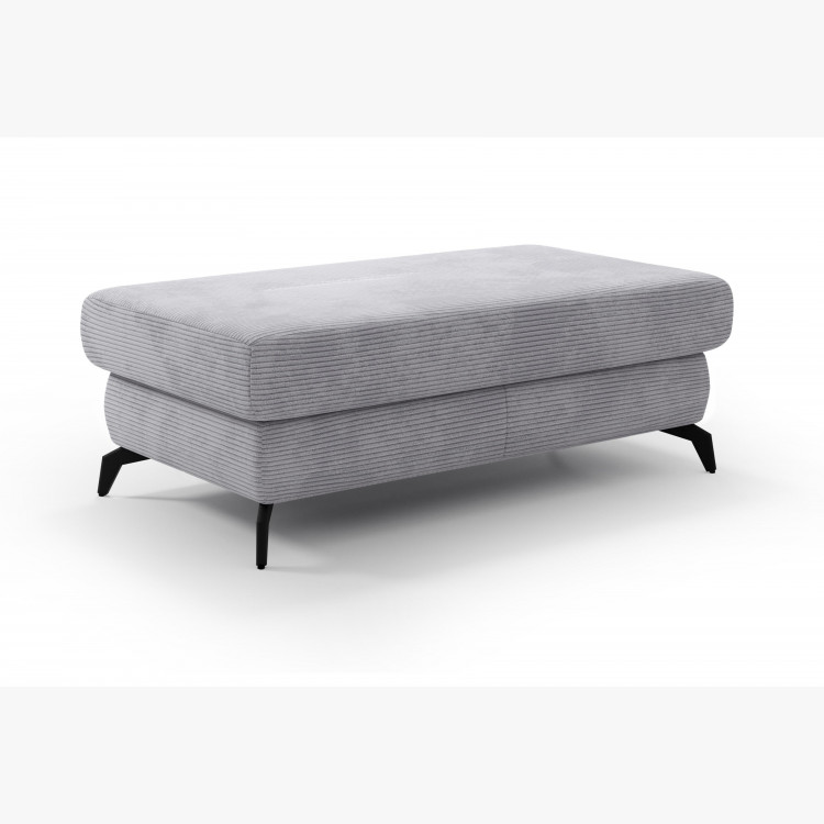 copy of Rohová sedačka s manšestrovou látkou Boler šedohnědá, levá , Křesla ke sedačkám - ušáky- 14