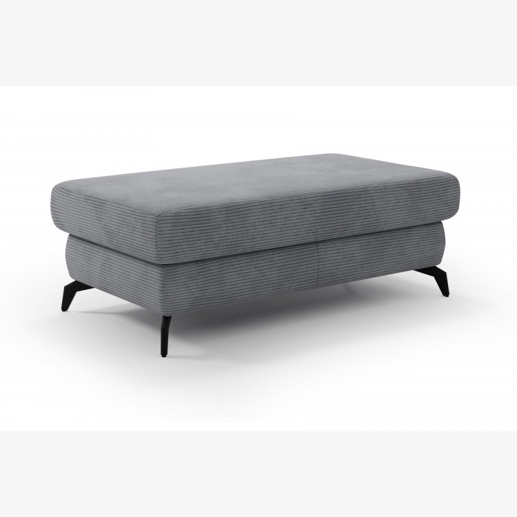 copy of Rohová sedačka s manšestrovou látkou Boler šedohnědá, levá , Křesla ke sedačkám - ušáky- 10