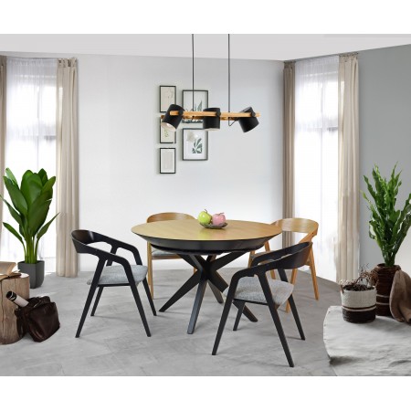 Kulatý jídelní stůl - rozkladací , Jídelní stoly- 4