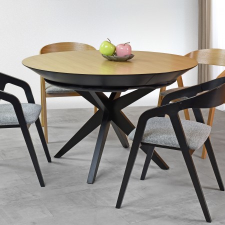 Kulatý jídelní stůl - rozkladací , Jídelní stoly- 5