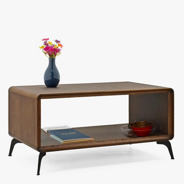 Konferenční stolek barva ořech na nožičkách , Konferenční stolky- 1