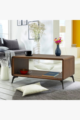 Konferenční stolek barva ořech na nožičkách , Konferenční stolky- 1 2