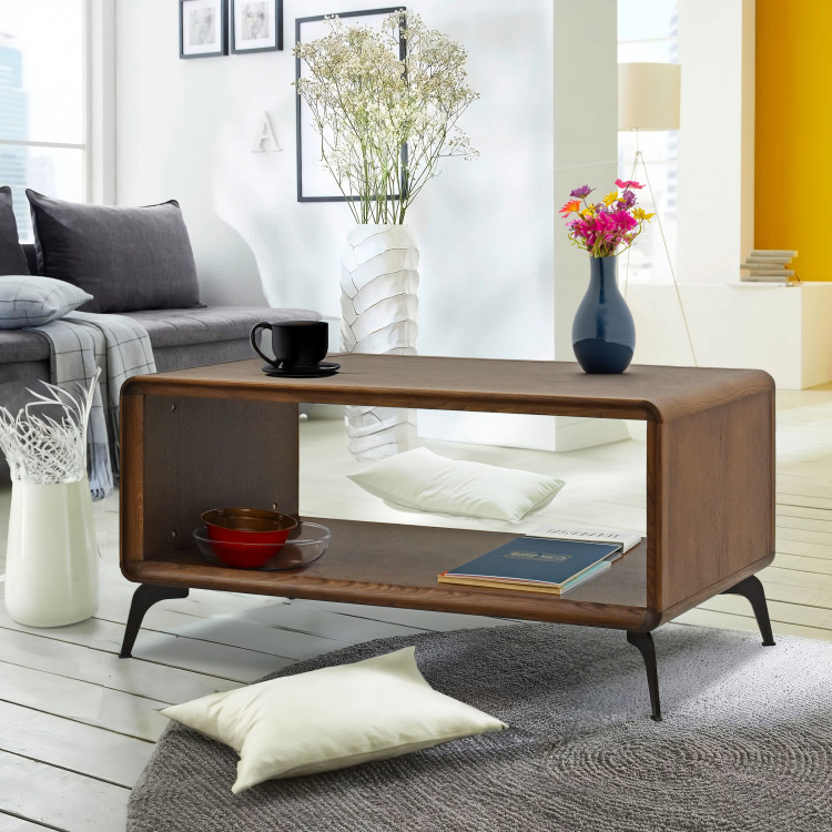 Konferenční stolek barva ořech na nožičkách , Konferenční stolky- 2