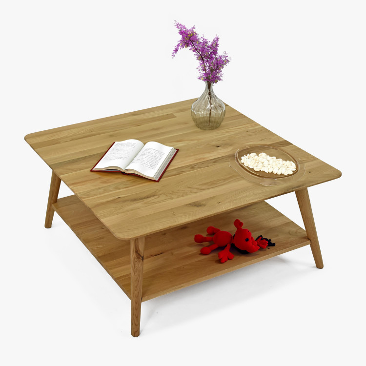 Dubový konferenční stolek s policí , Konferenční stolky- 1