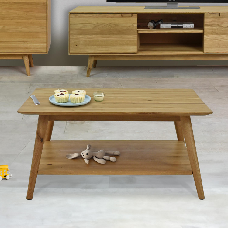 Dubový konferenční stolek s policí , Konferenční stolky- 7