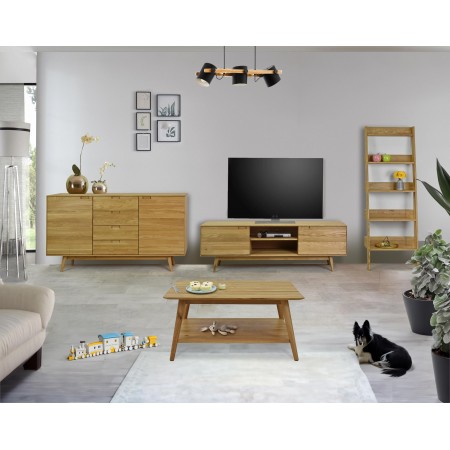 Dubový konferenční stolek s policí , Konferenční stolky- 8