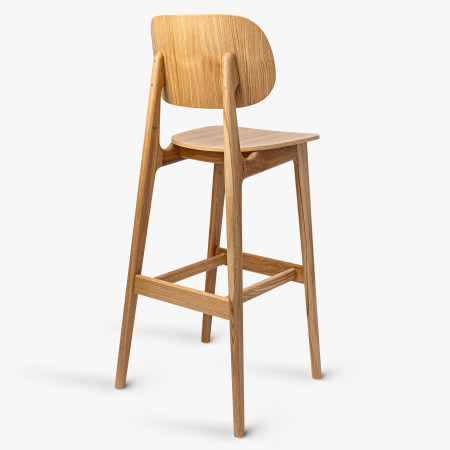 Celo dřevěná barová židle dubová , Barové židle- 3