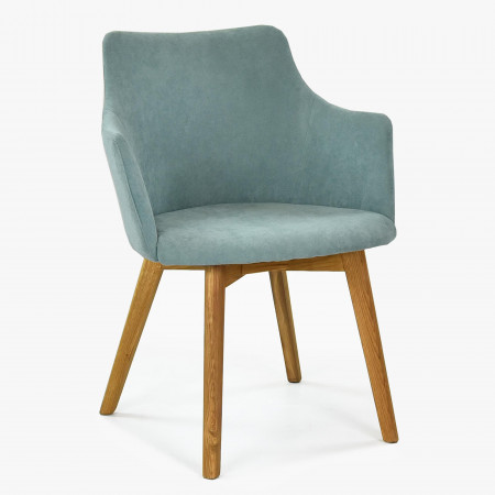 Kreslo s operadlom Bella - mentolové , jedálenská stolička- 1