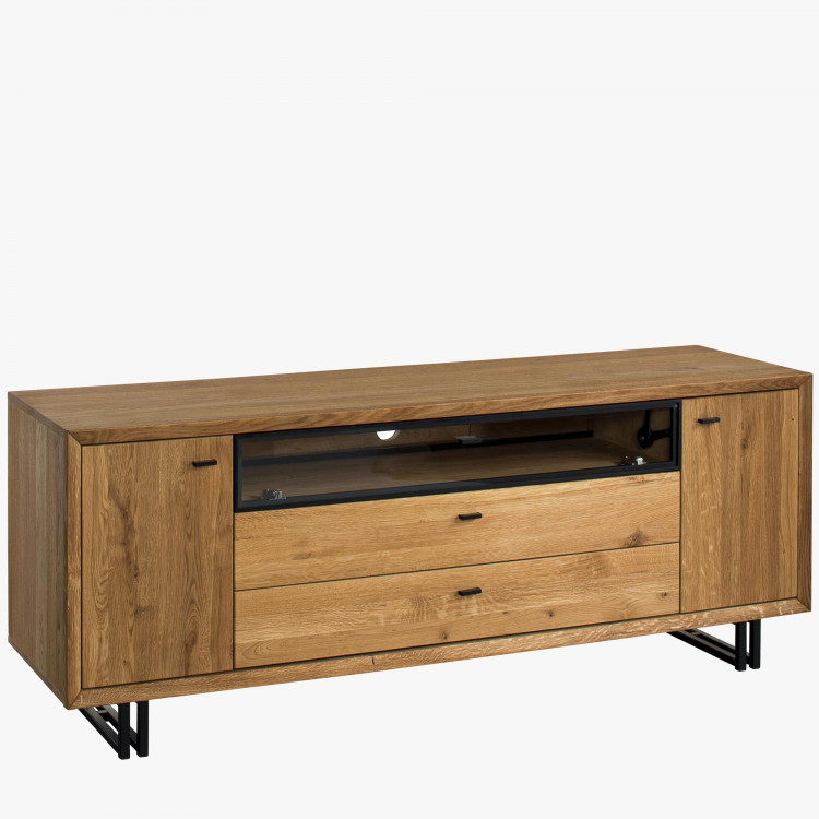 TV komoda na kovových nohách dub, Vilo 25