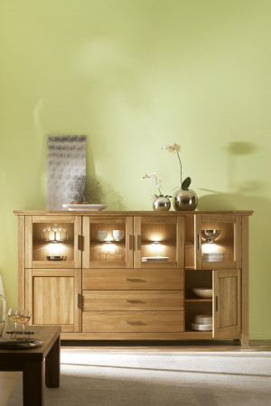 Veľká dubová komoda do obývačky, Alexandra 48 , Komody - 3