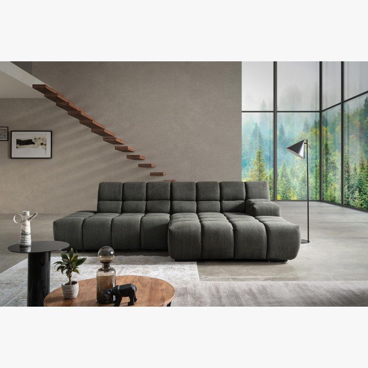 Moderní rohová sedačka pravá - modulární , Sedačky- 8