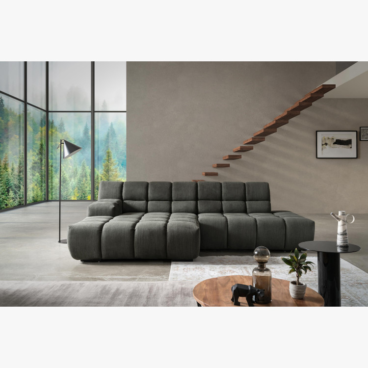 Moderní rohová sedačka levá - modulární , Sedačky- 6