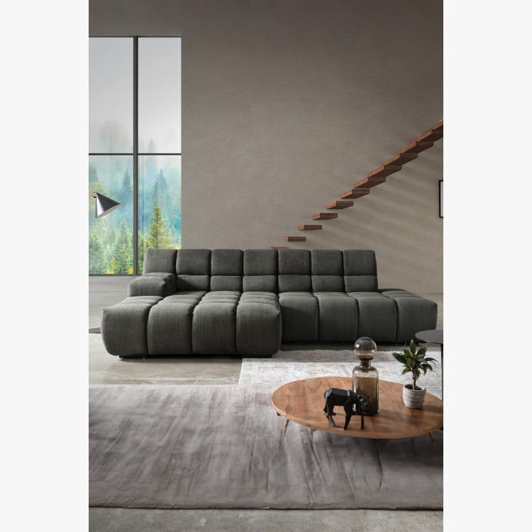 Moderní rohová sedačka levá - modulární , Sedačky- 2