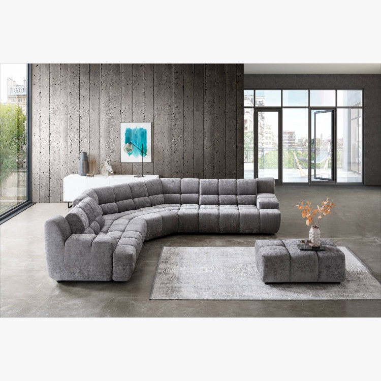 Moderní rohová sedačka levá - modulární , Sedačky- 9