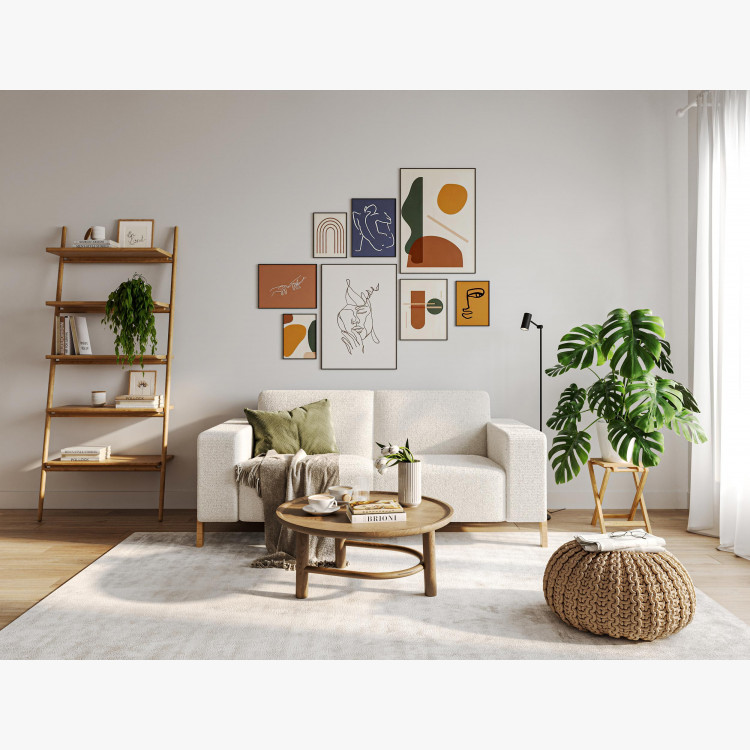 Sedačka pro tri ve skandinávském stylu , Obývák- 4