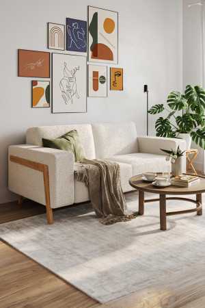 Sedačka pro tri ve skandinávském stylu , Obývák- 2