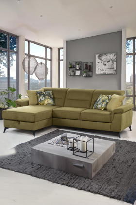 Rohová sedačka do bytů s funkcemi, roh v levo , Rohové sedačky- 1 2