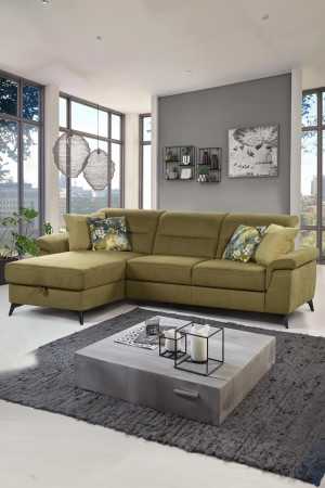 Rohová sedačka do bytů s funkcemi, roh v levo , Rohové sedačky- 2