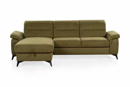 Rohová sedačka do bytů s funkcemi, roh v levo , Rohové sedačky- 4