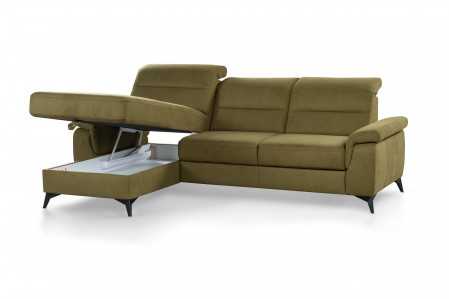 Rohová sedačka do bytů s funkcemi, roh v levo , Rohové sedačky- 6