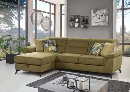 Rohová sedačka do bytů s funkcemi, roh v levo , Rohové sedačky- 9