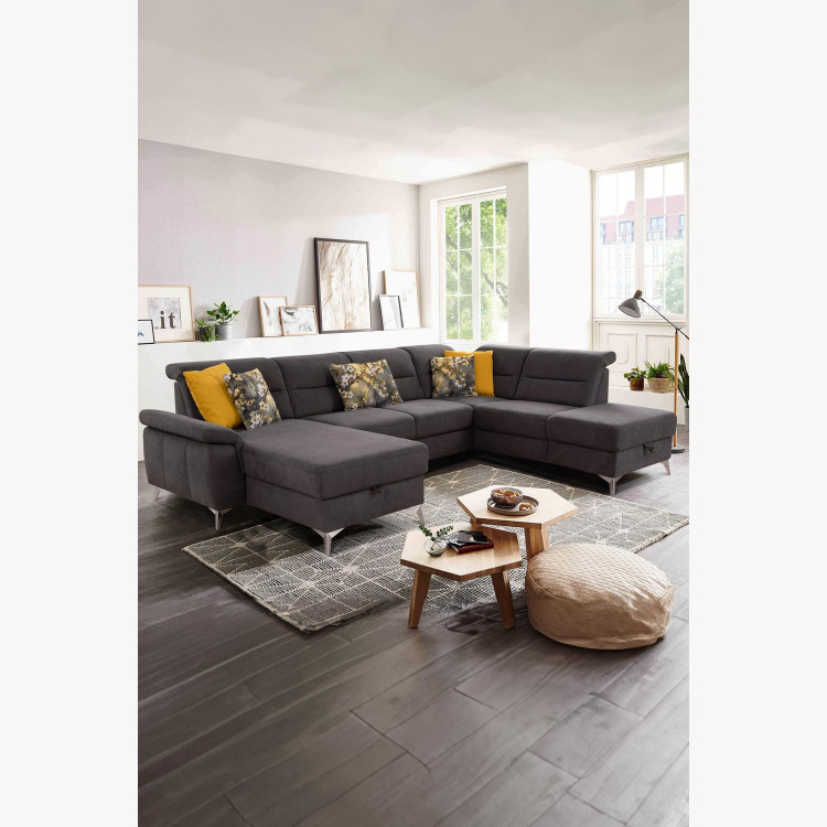 Sedačka ve tvaru u na nožičkách, Prava , Sedačky- 2