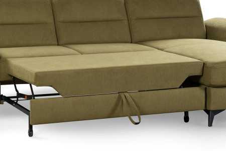 Sedačka ve tvaru u na nožičkách, leva , Sedačky- 7