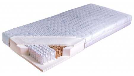 Luxusní taštičková matrace + latex Neapol 90 x 200, H2 , Matrace- 2