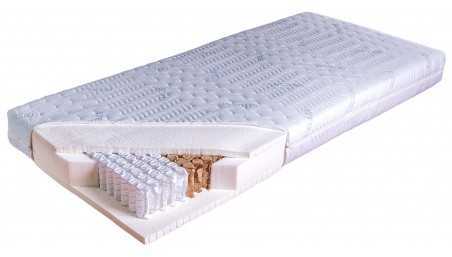 Luxusní taštičková matrace + latex Neapol 180 x 200, H2 , Matrace- 2