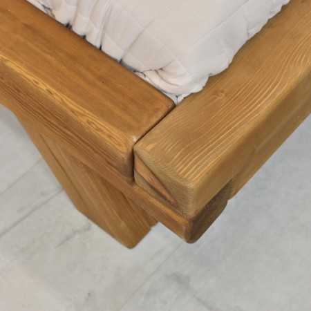 Jednolůžková postel z trámů Miky 90 x 200 cm , Jednolůžkové postele- 7