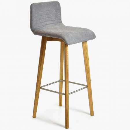 Barová stolička dub, svetlosivá Arosa , Barové stoličky- 1