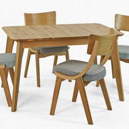 Rozkládací stůl z masívu 120 x 80 , Jídelní stoly- 5