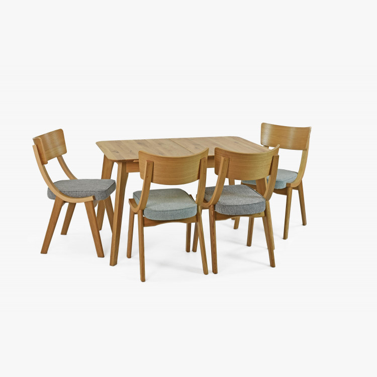 Rozkládací stůl z masívu 120 x 80 , Jídelní stoly- 9