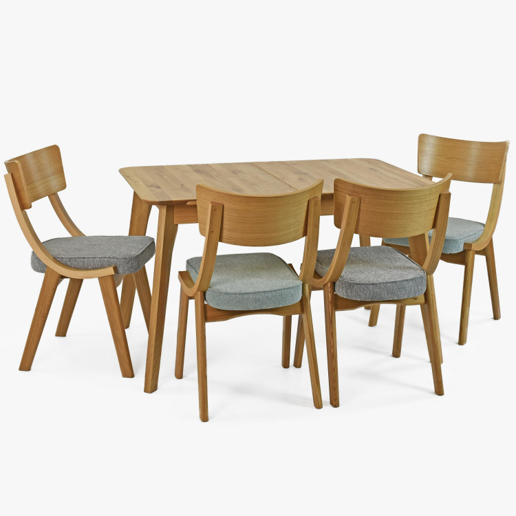 Rozkládací stůl z masívu 120 x 80 , Jídelní stoly- 10