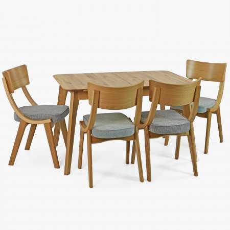 Rozkládací stůl z masívu 120 x 80 , Jídelní stoly- 10