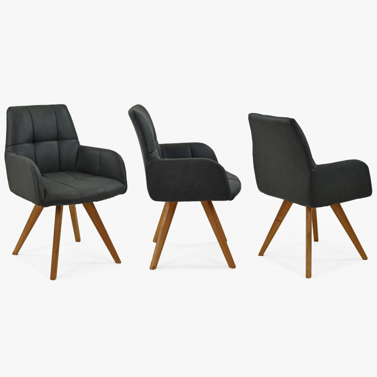 Židle do jídelny v černé látce, Nebolo , Jídelní židle- 6