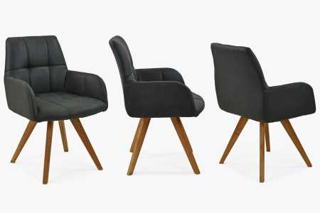 Židle do jídelny v černé látce, Nebolo , Jídelní židle- 6