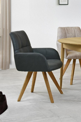 Židle do jídelny v černé látce, Nebolo , Jídelní židle- 1 2
