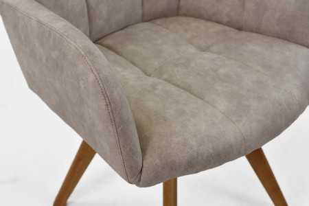 Židle do jídelny v světlo šedé látce, Nebolo , Jídelní židle- 7