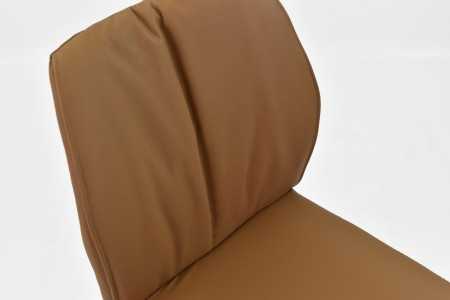 Kožená jídelní židle s dubovýma nohama , Jídelní židle- 8