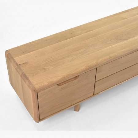 Televizní komoda , masiv dub bílý na nožičkách , TV stolky, Tv Komody- 9